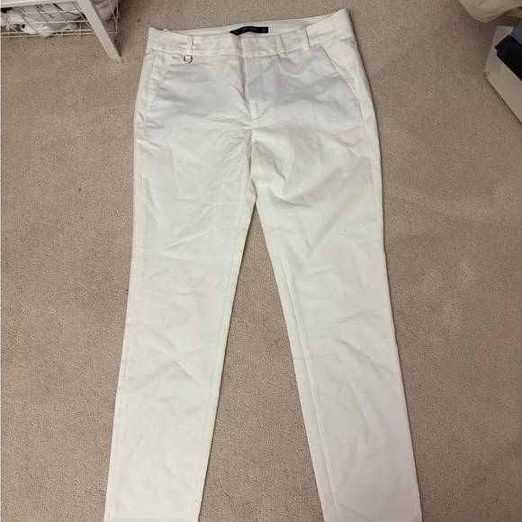 Zara Denim - Zara Women's Off-White Straight Leg Jeans
